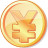 Yen coin Icon